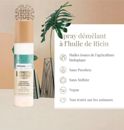 Spray démêlant express sans-rinçage - Ricin