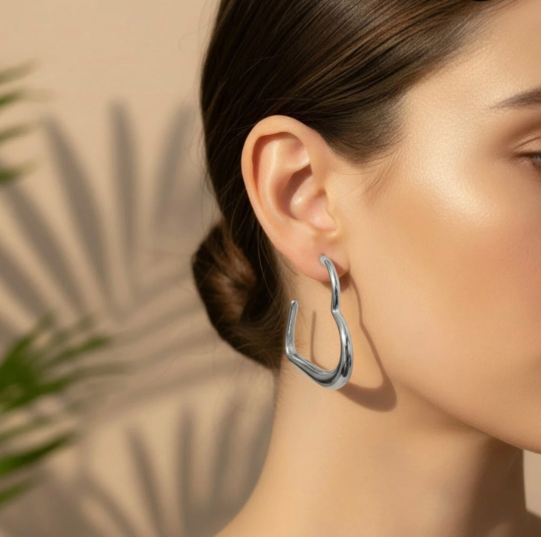 Boucle d'oreille ALICIA ARGENT