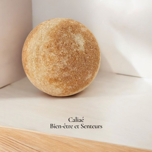 Boule de bain 45g bicolore parfum coco