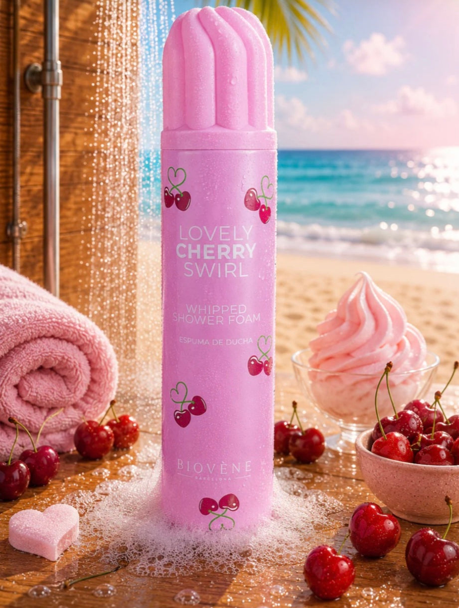 Mousse de douche Cerise gourmande & crème fouettée