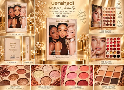 Coffret Maquillage Beauté Naturelle - 73 teintes