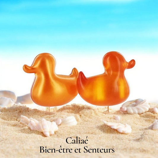Lot de perles de bain CANARD ABRICOT