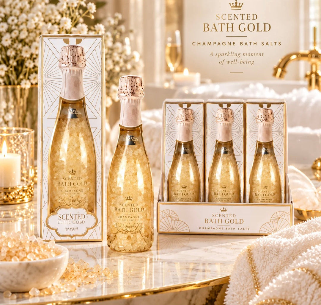Sels de Bain Bain Parfumé Champagne Or