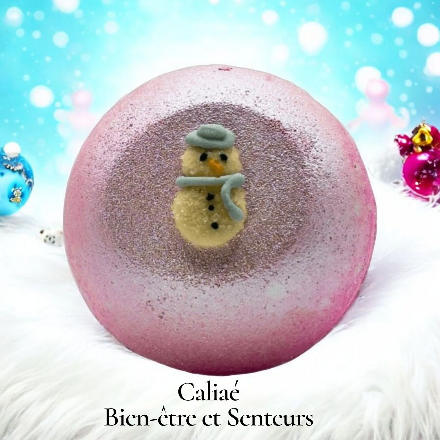 Boule effervescente 180g Bonhomme de neige