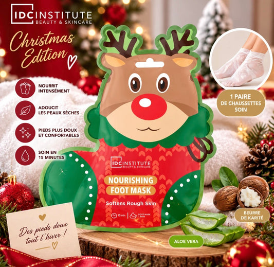 Masque Chaussettes Pieds Nourrissant Édition Noël