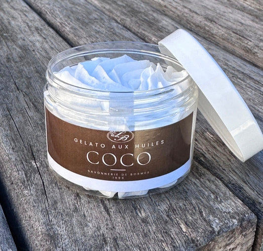Chantilly de douche visage et corps soin HUILE DE COCO 100 g