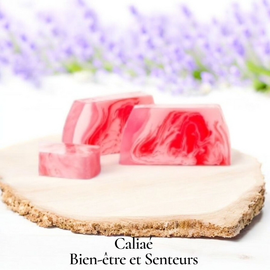 Tranche de savon glycérine - AMOUR