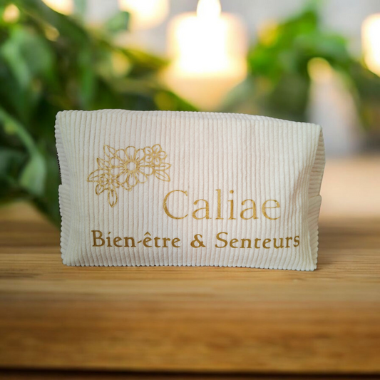 ✨ Trousse Beauté Caliaé – Écru