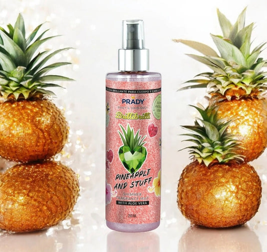 Brume scintillante corps et cheveux pineapple & stuff 250ML