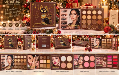Coffret Maquillage Book Chat Noir - 63 teintes