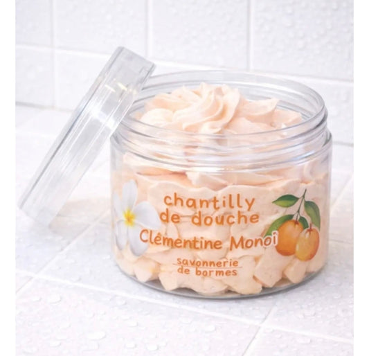 Chantilly de douche Clémentine Monoï