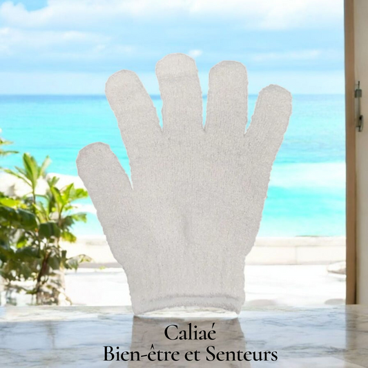 Gant de gommage BLANC