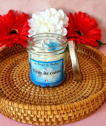 Bougie gourmande fleur de coton