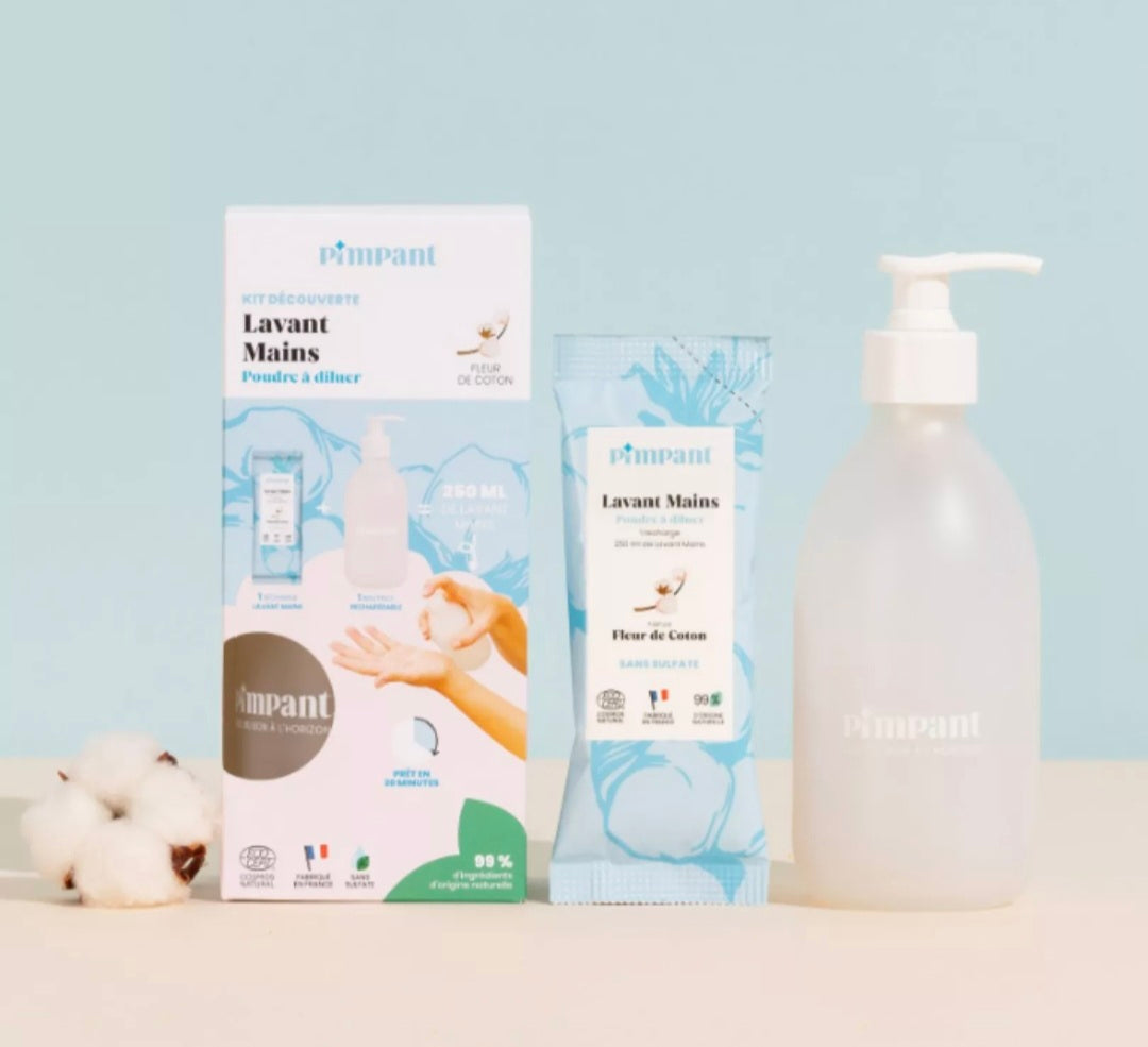 Kit Découverte Gel Lavant-Mains Fleur de Coton