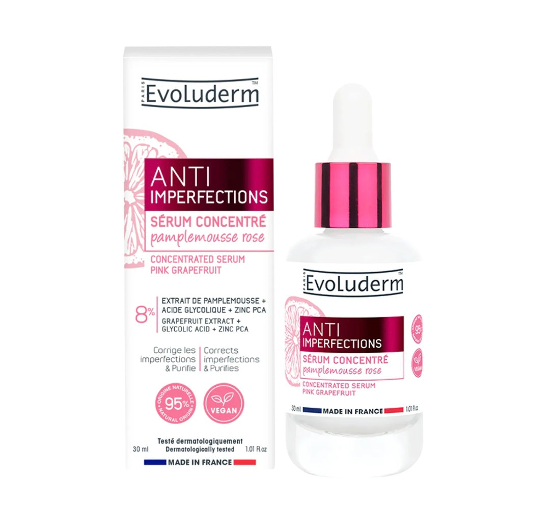 Sérum Concentré Anti-Imperfections - 30ml - 95% d'Ingrédients d'Origine Naturelle