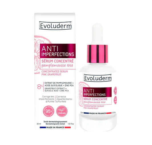 Sérum Concentré Anti-Imperfections - 30ml - 95% d'Ingrédients d'Origine Naturelle