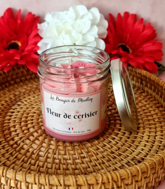 Bougie gourmande fleur de cerisier