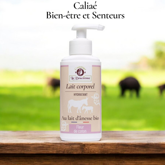 Lait corporel hydratant au lait d'ânesse BIO
