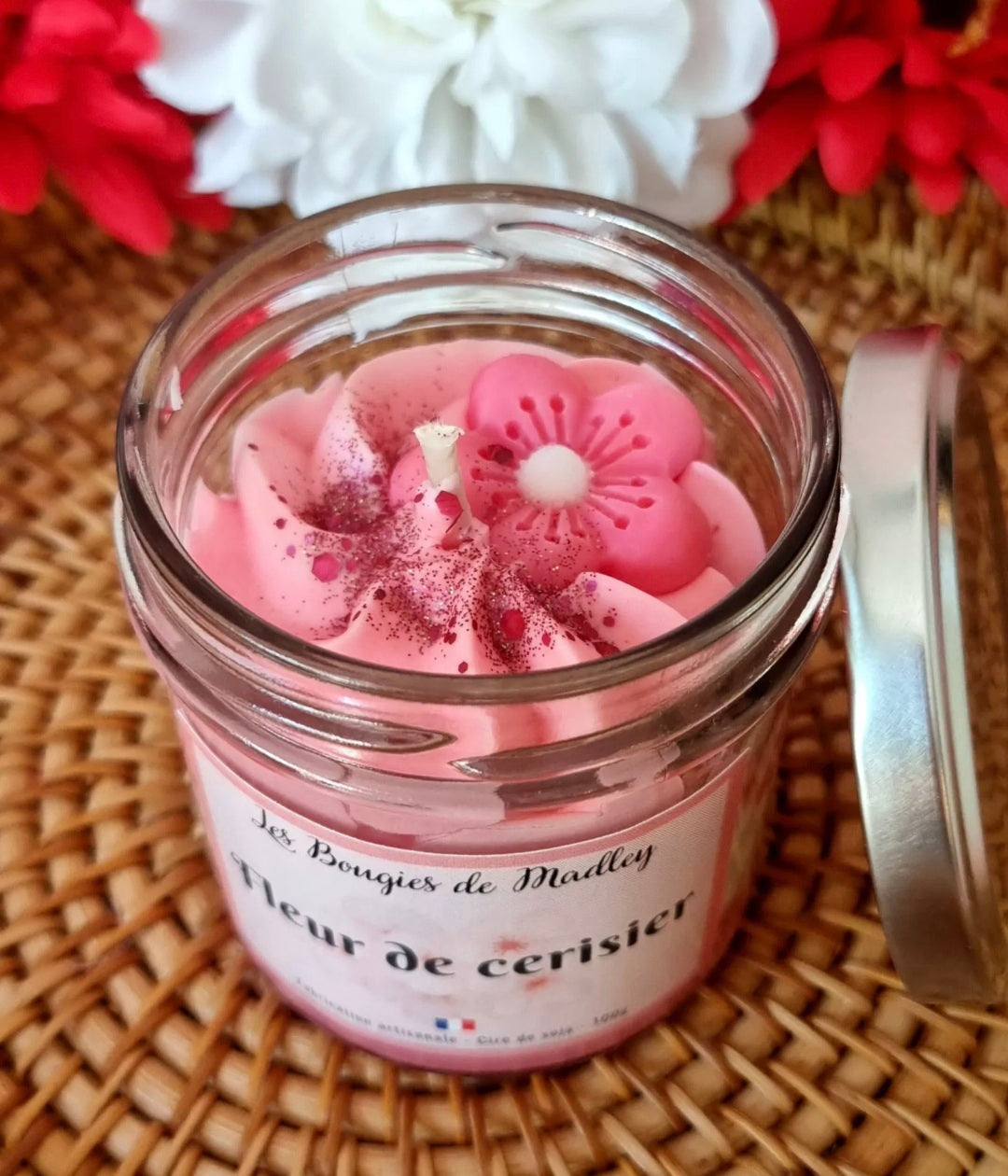 Bougie gourmande fleur de cerisier