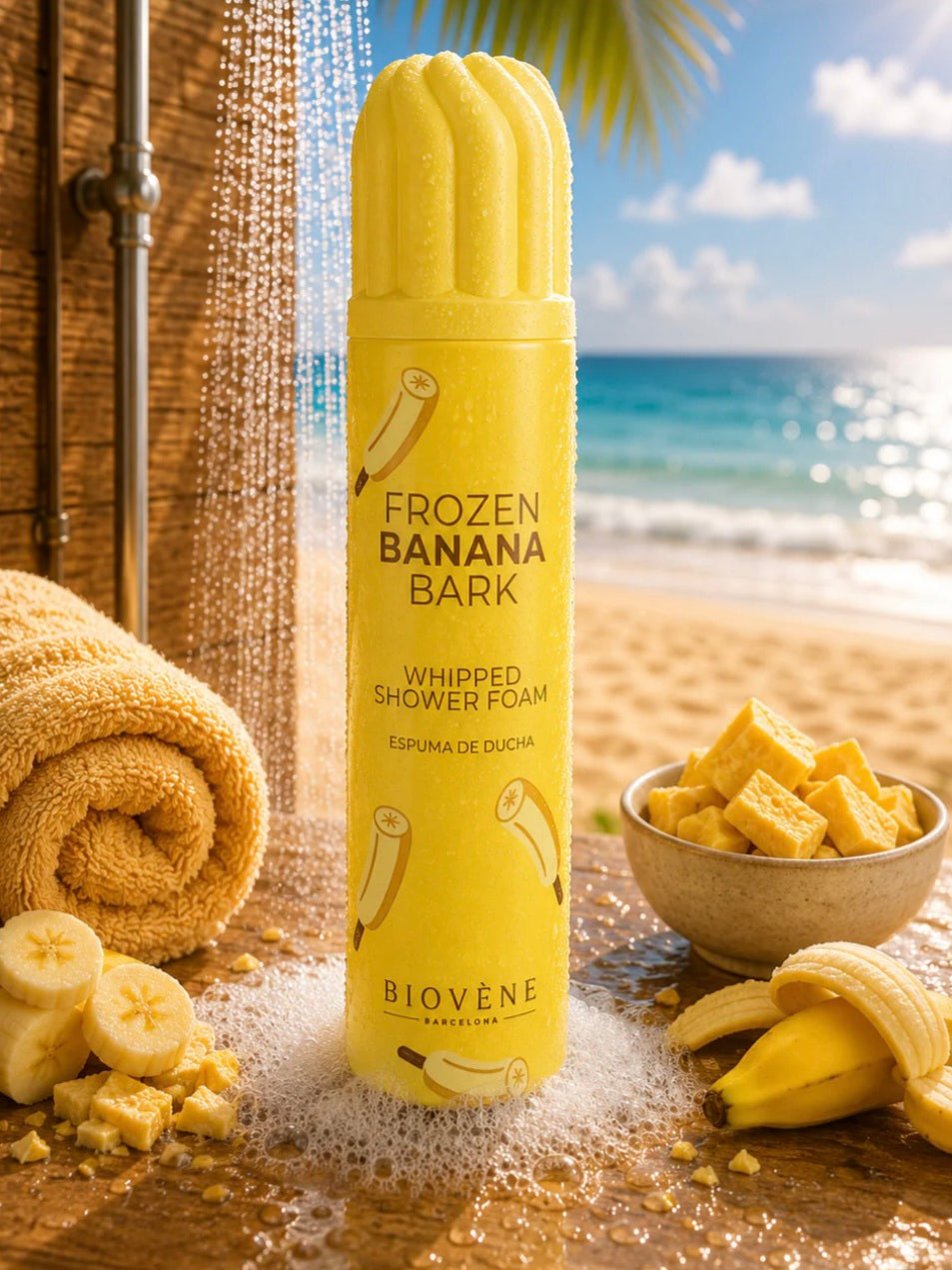 Mousse de douche Banane glacée & chocolat gourmand