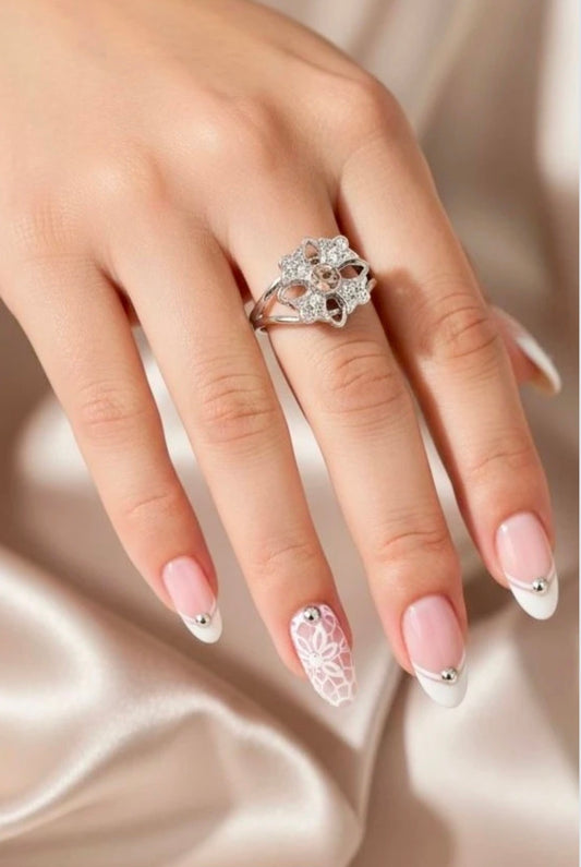 Bague anti stress EDEN ARGENT