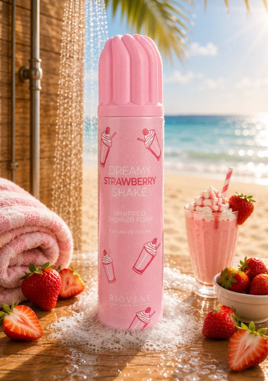 Mousse de Douche Milshake à la fraise